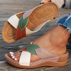 Chloe Comfort Patchwork Slide