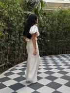 Elowen Floral Ruffle Maxi Dress