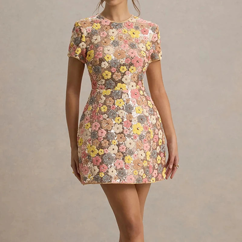 Celine Bloom Slim Fit Dress