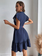 Sophie Chic Polka Dot Ruffle Dress