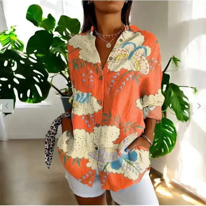 Isla Wave Print Shirt