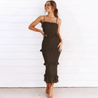 Delphine Layered Trim Dress