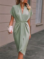 Ella Elegant Wrap Dress