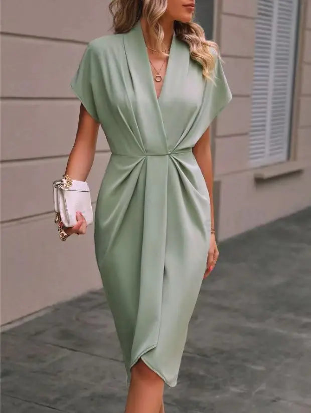 Ella Elegant Wrap Dress