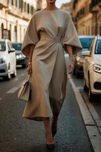 Cleo Belted Elegance Dress