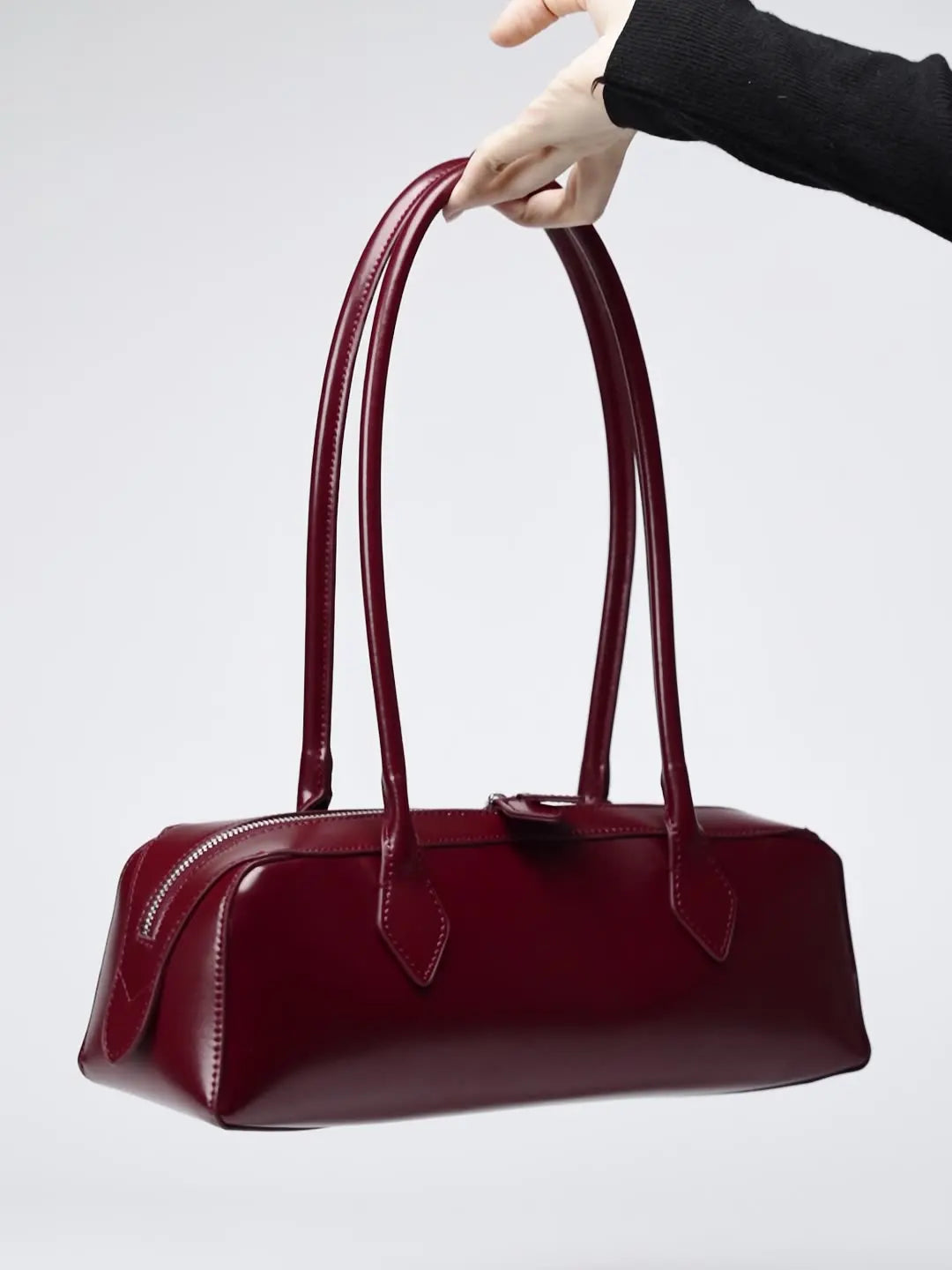 Sloane Dome Handle Leather Bag