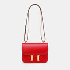 Olivia Polished Buckle Flap Bag