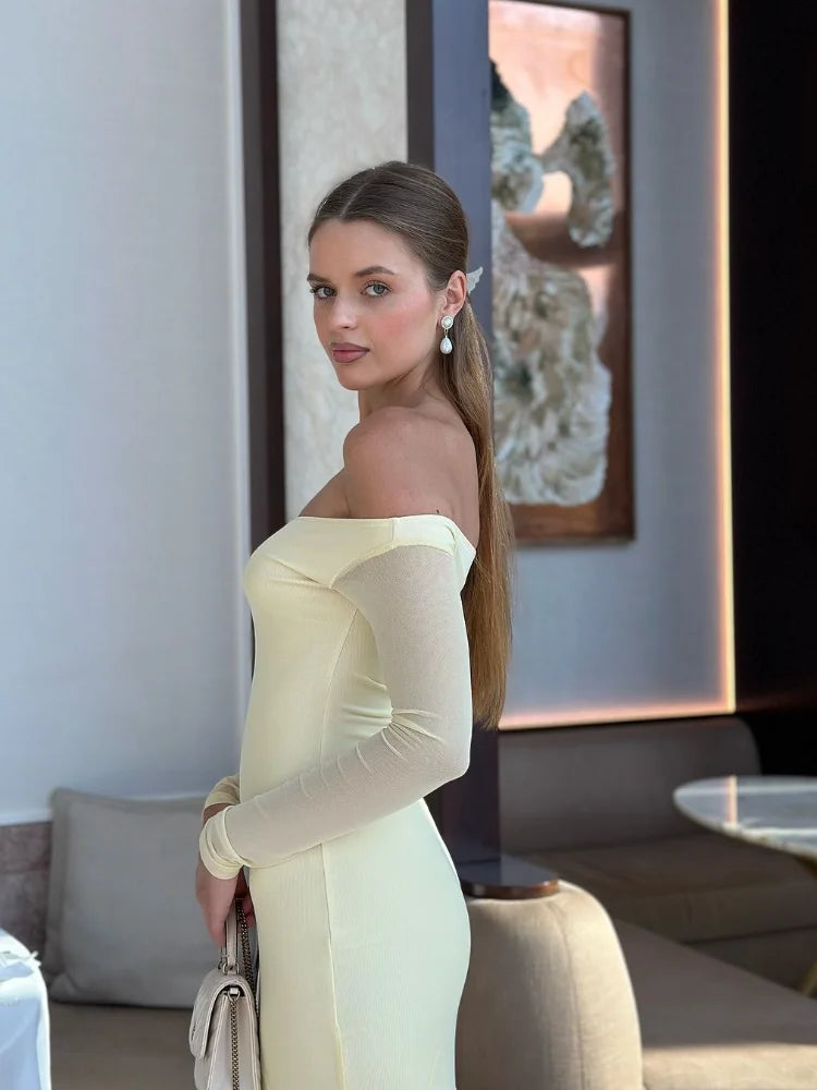 Serena Elegant Backless Maxi Dress