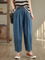 Marlene Relaxed Fit Denim Trousers