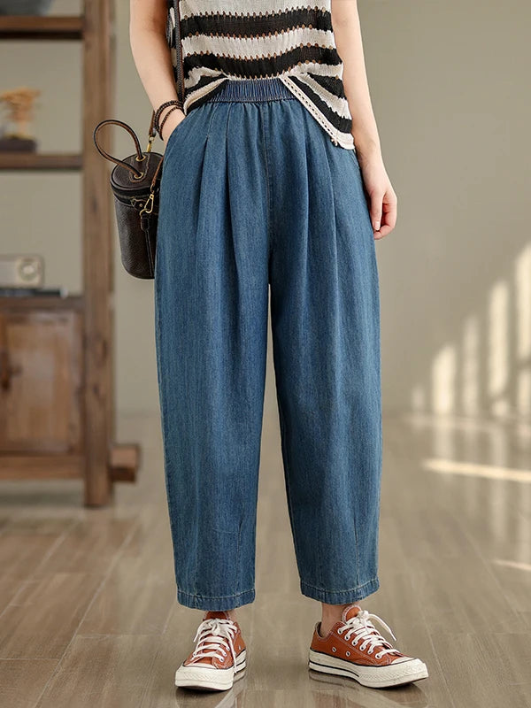 Marlene Relaxed Fit Denim Trousers