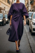 Cleo Belted Elegance Dress