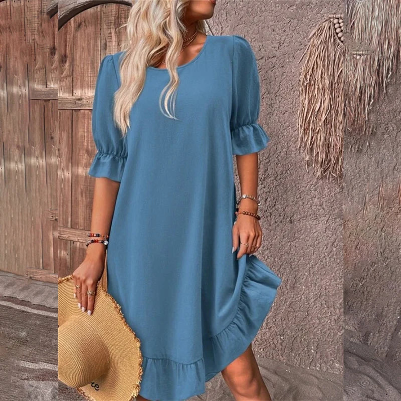 Chloe Ruffle Hem Dress