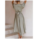 Isabella Soft Wrap Dress