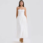 Alina Elegant Hollow Out Maxi Dress
