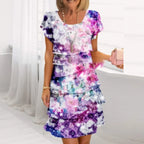 Sophia Elegant Printed Dress