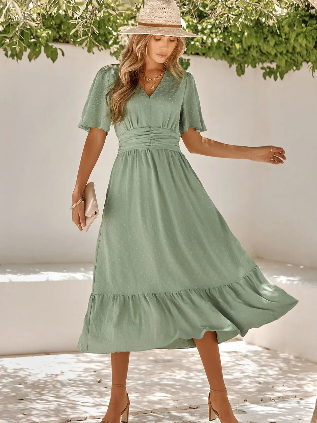 Lila Sage Serenity Midi Dress