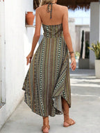 Sofia Chic Boho Halter Dress