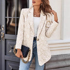 Celeste Jacquard Floral Blazer