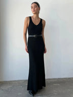Elena Chic Knitted Midi Dress