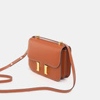 Olivia Polished Buckle Flap Bag