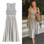 Maya Stripe Knit Day Dress
