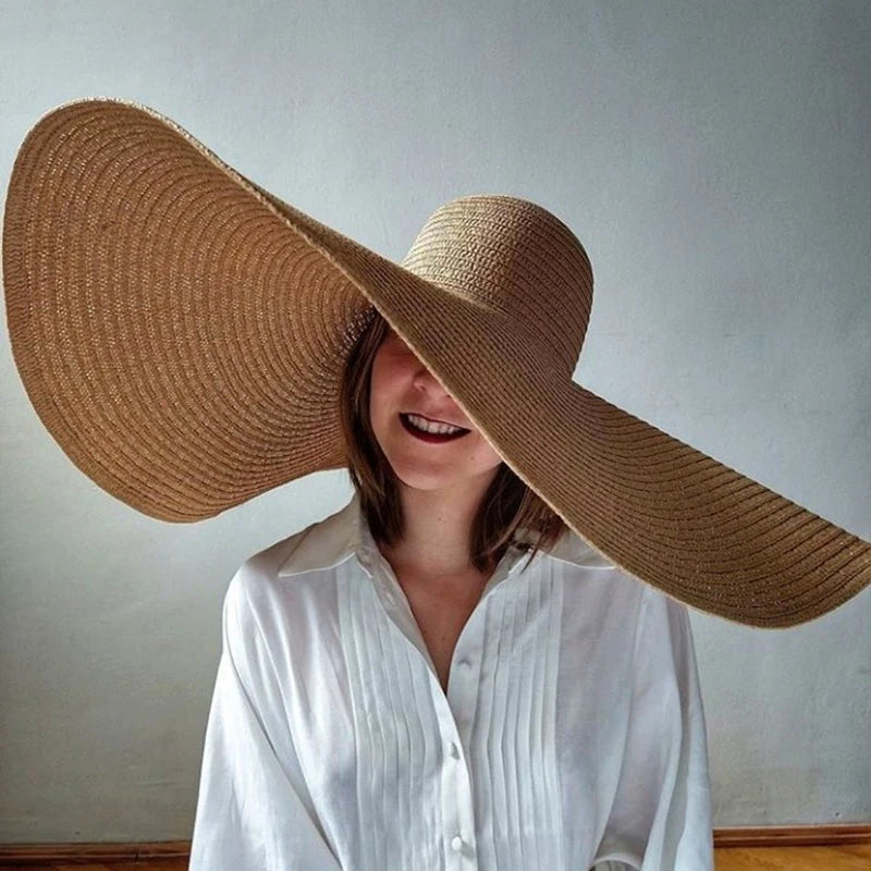 Sophia Oversized Brim Straw Hat