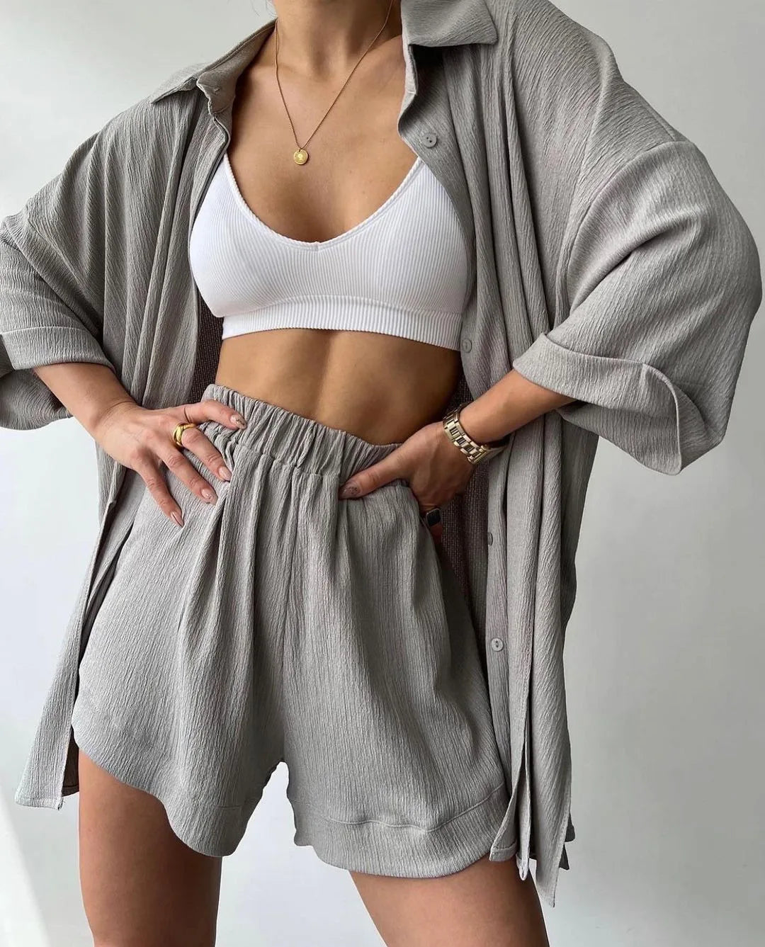 Layla Textured Lounge Set
