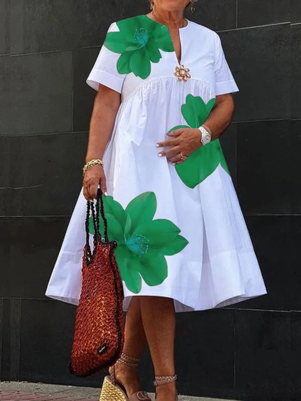 Elora Casual A-Line Midi
