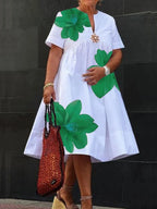 Elora Casual A-Line Midi