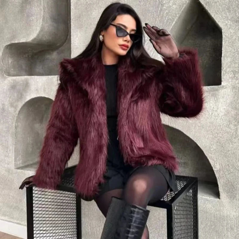 Ruby Elegance Coat