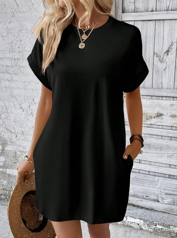 Lila Casual Comfort Dress