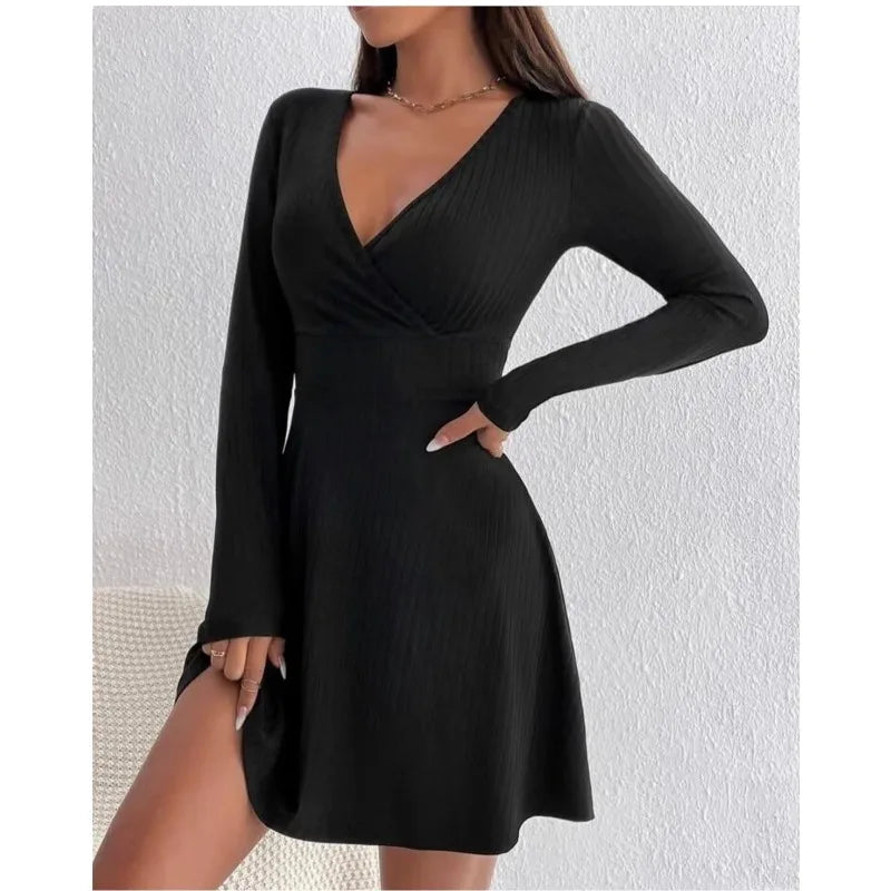 Sienna Ribbed Corset Mini Dress