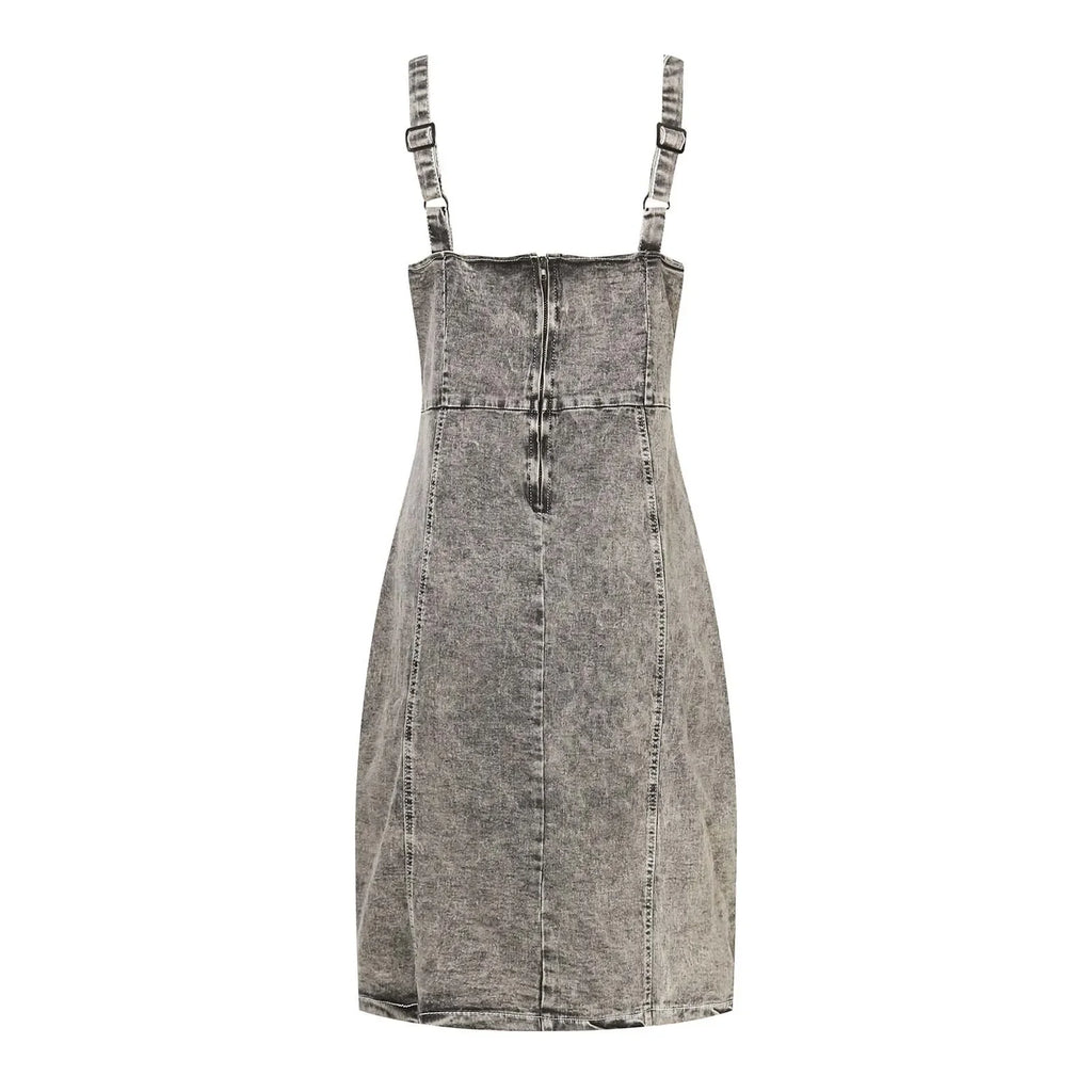 Amelia Denim Elegance Bodycon Dress