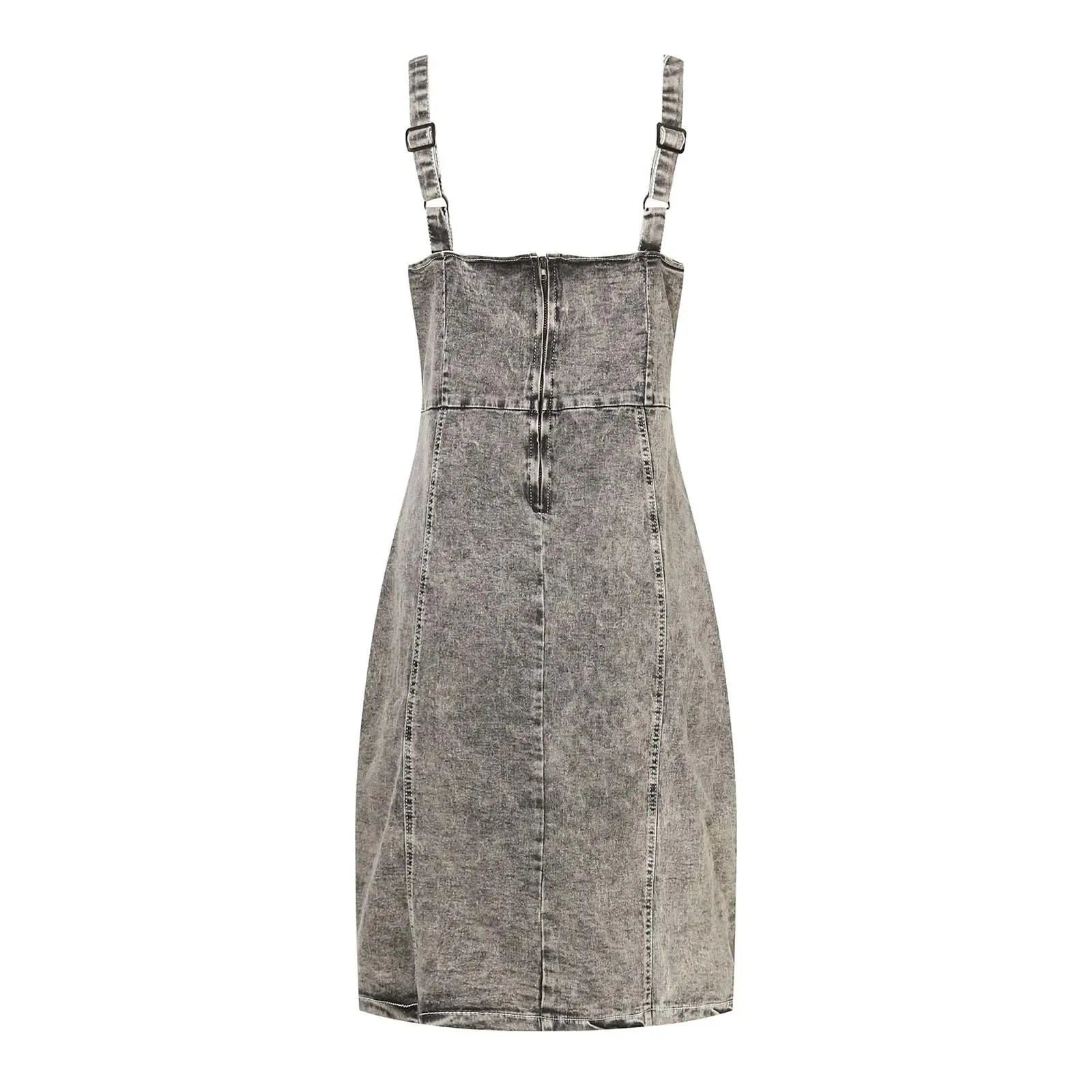 Amelia Denim Elegance Bodycon Dress