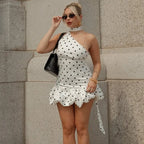 Avenne Contrast Bow Dress