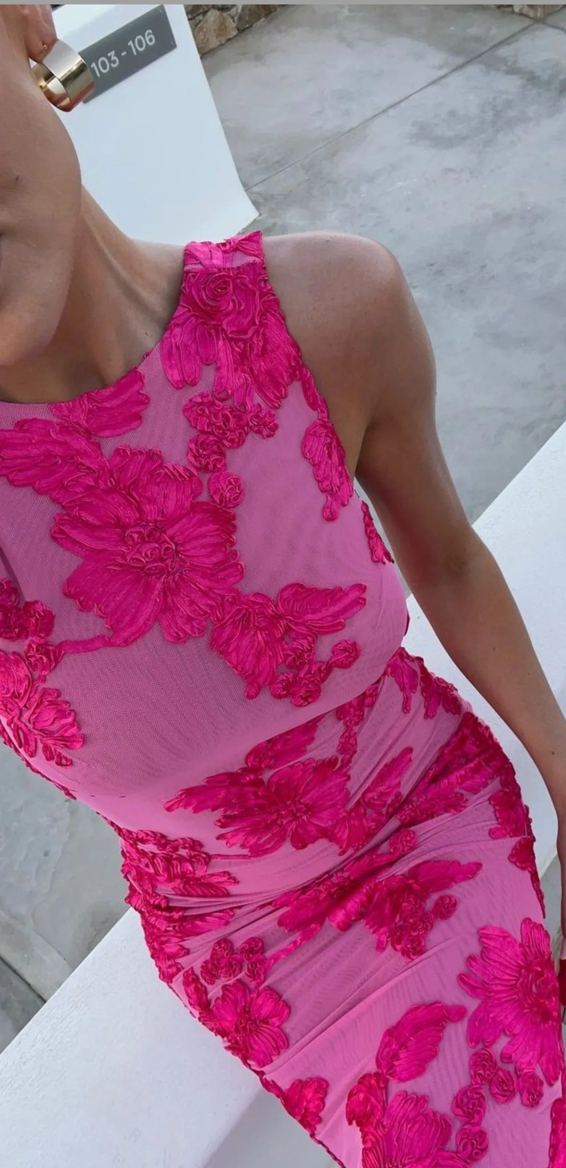 Aria Elegant Embroidery Dress