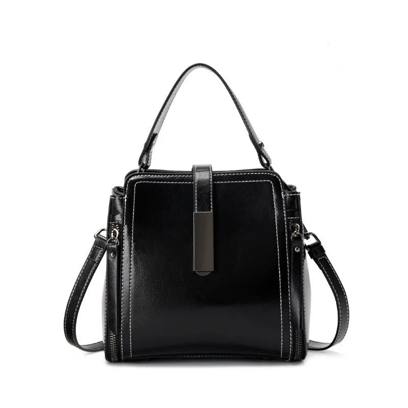Claudia Vintage Leather Shoulder Bag