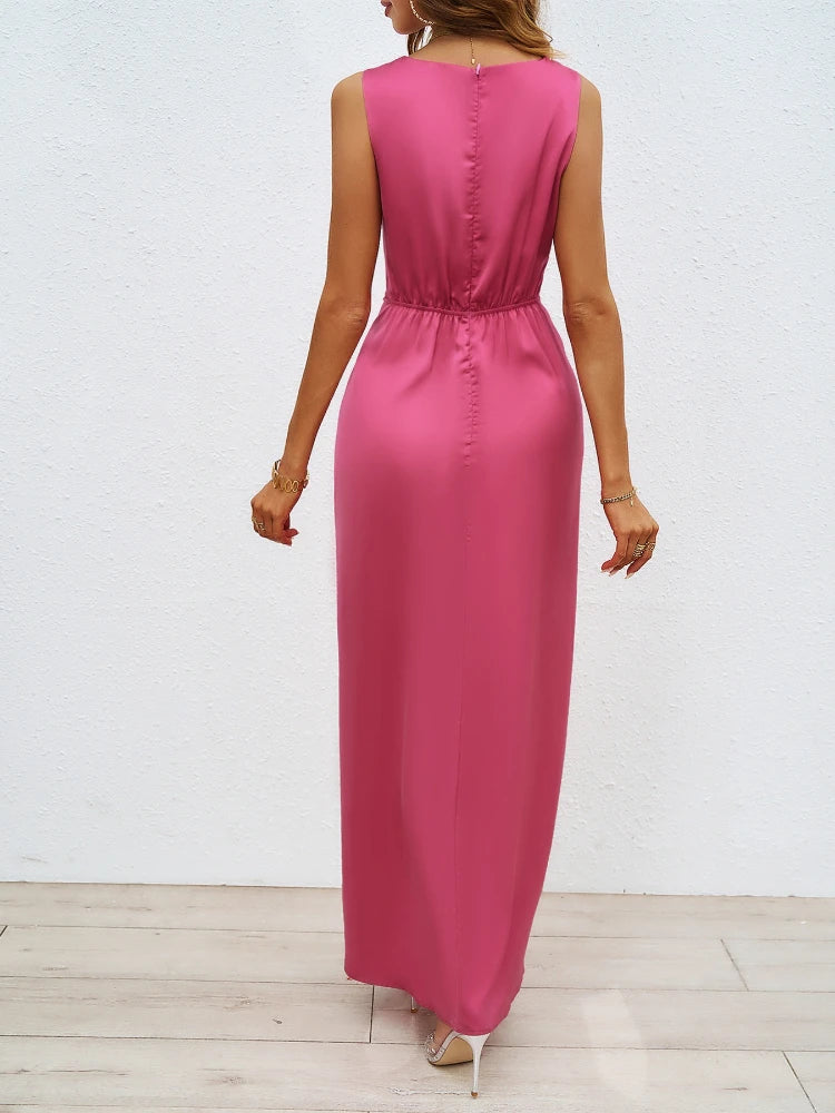 Juilette Twist Drape Maxi Dress
