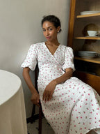 Clara Chic Printed Cotton Dress