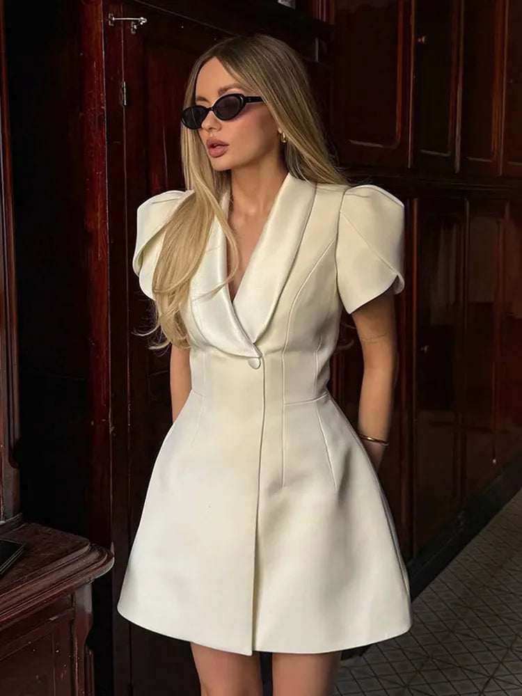 Elise Elegant A-Line Mini Dress