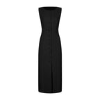 Clara Chic Sleeveless Long Dress