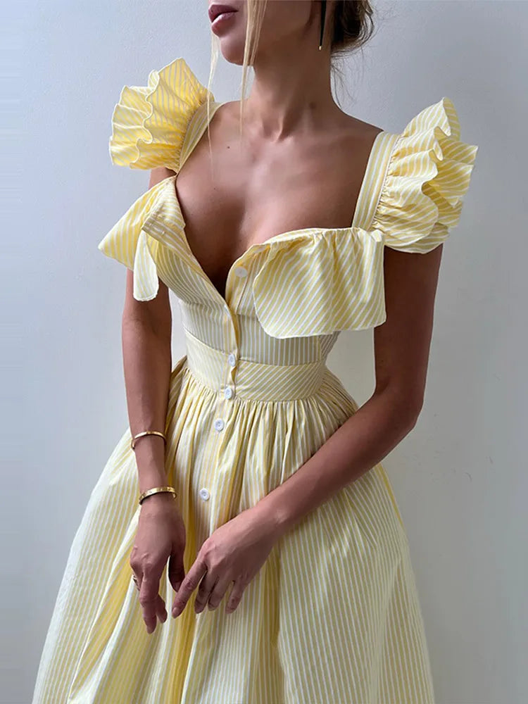 Aveline Elegant Split Dress