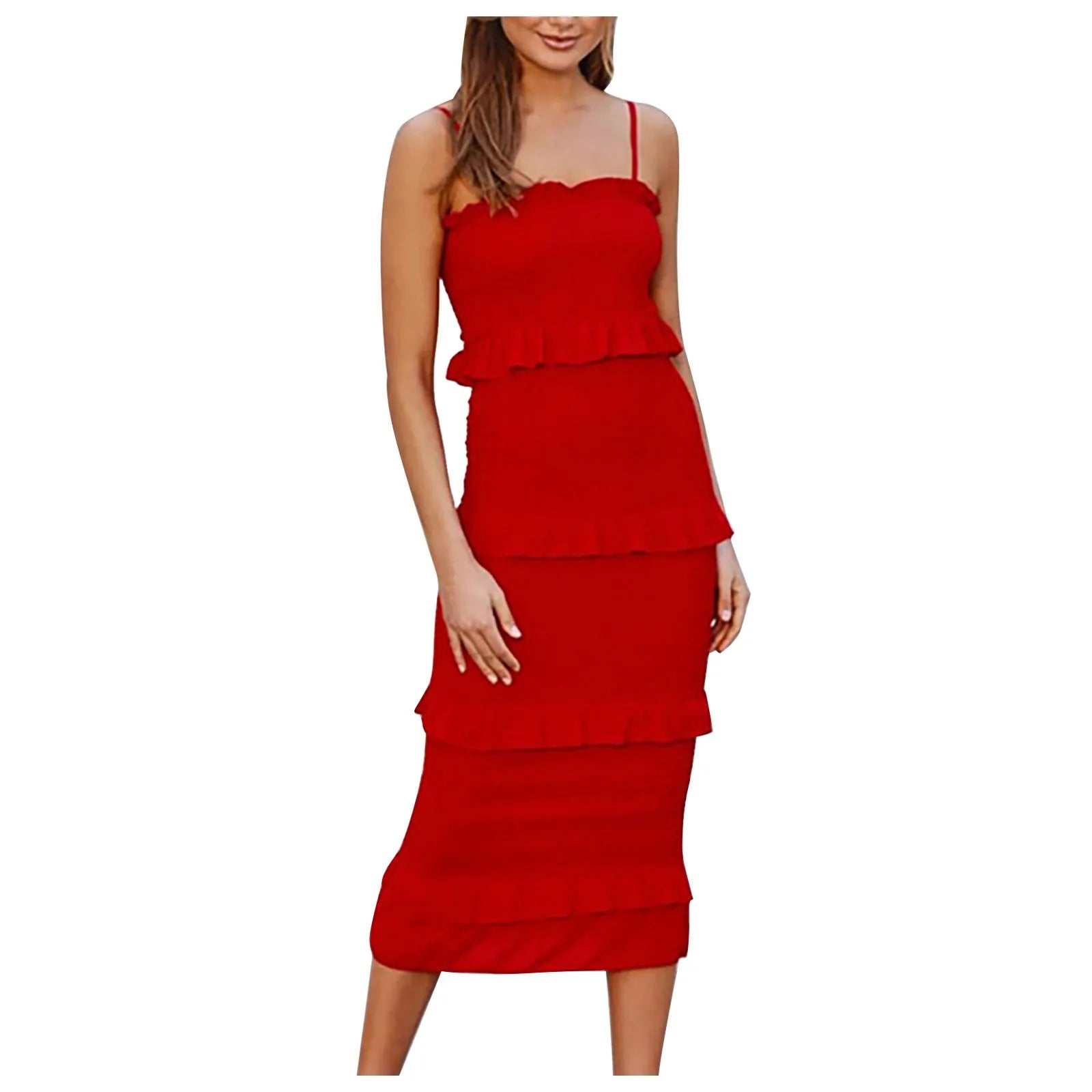 Delphine Layered Trim Dress