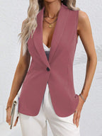 Isabelle Sleeveless Suit Blazer