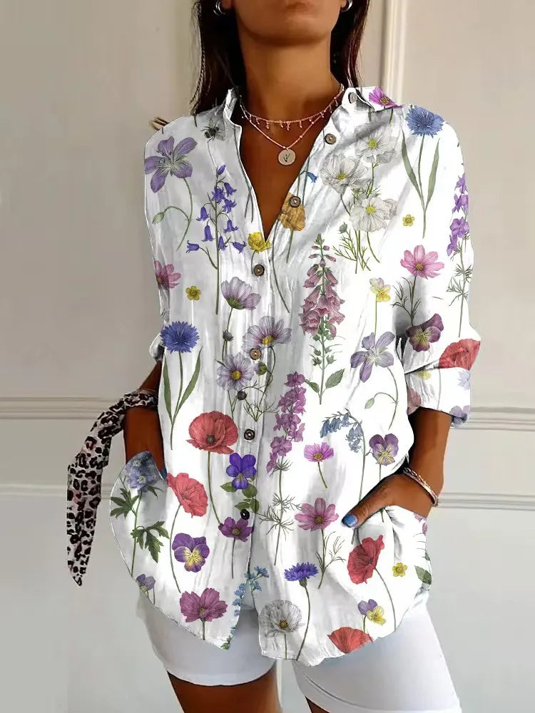 Isla Wave Print Shirt
