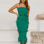 Delphine Layered Trim Dress
