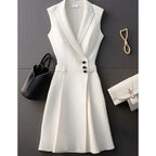 Marceline Tailored Vest Dress