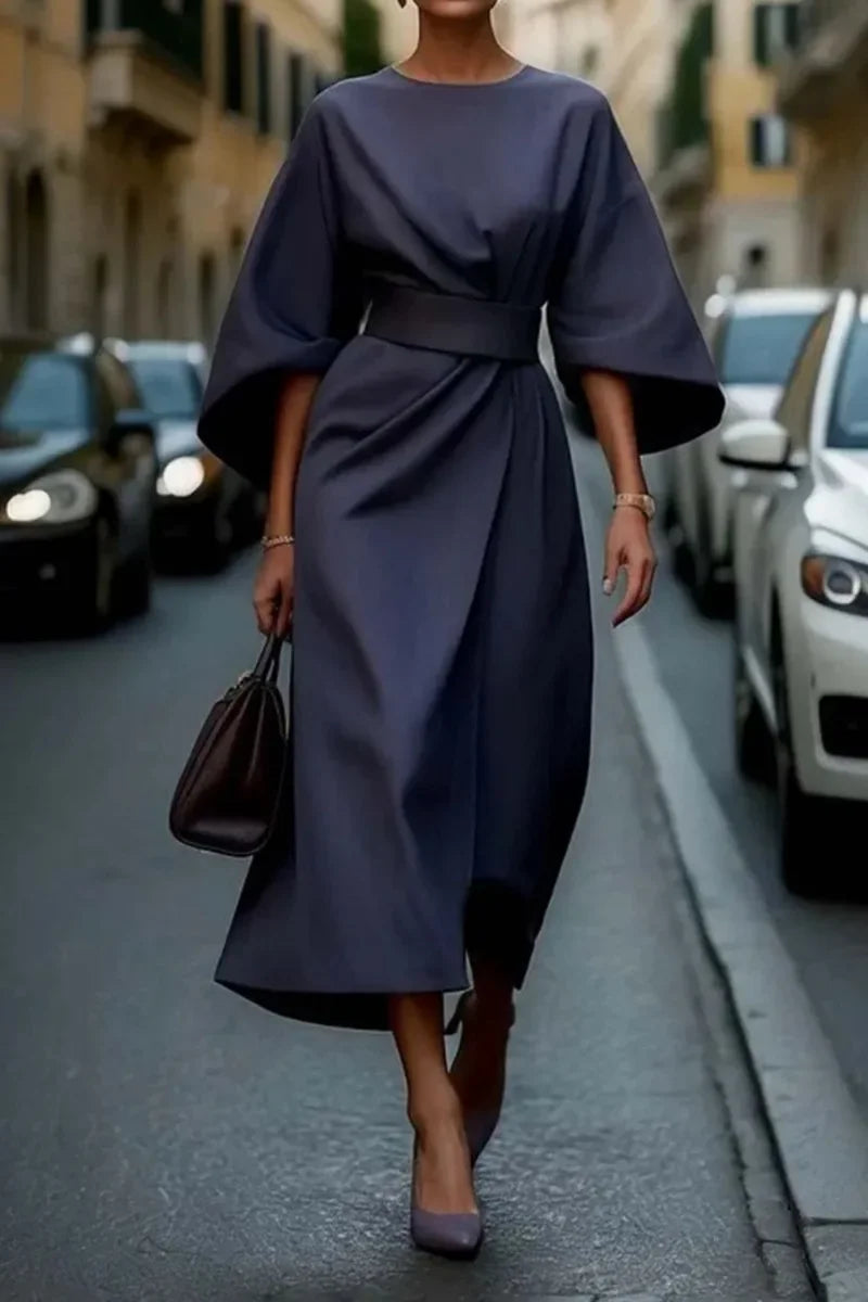 Cleo Belted Elegance Dress