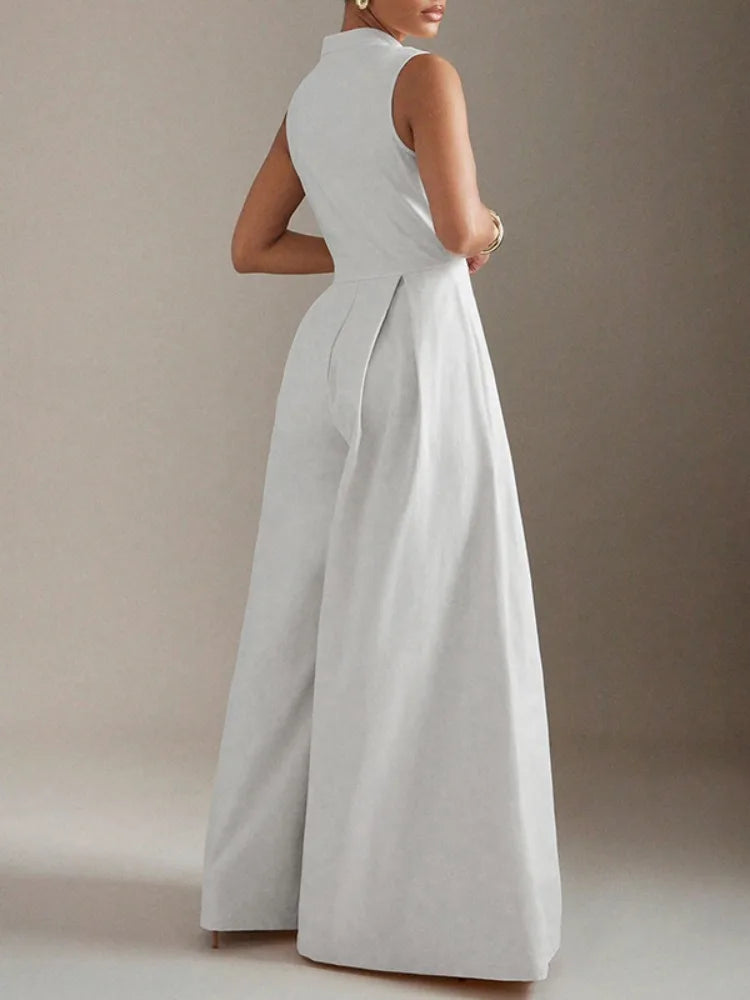 Selene Structured Zip Jumpsuit