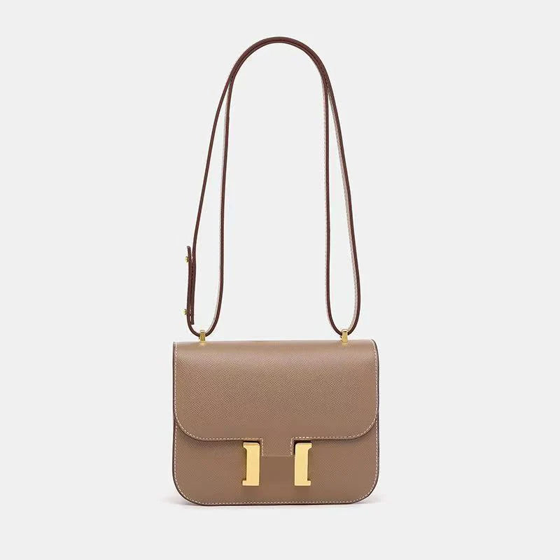 Olivia Polished Buckle Flap Bag